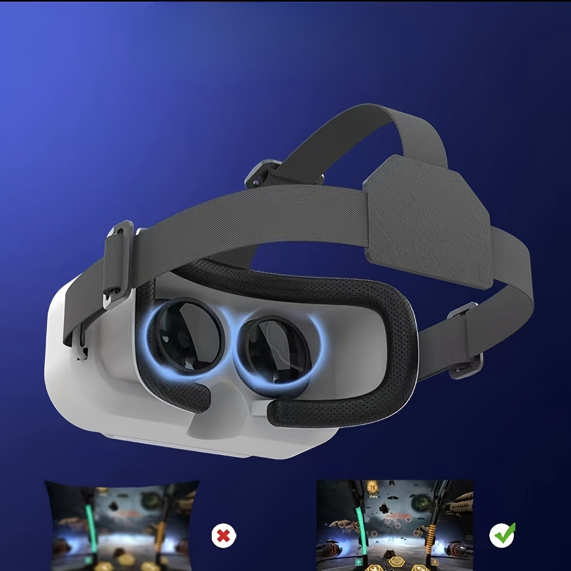 VR SHINECON G05A 3D VR Glasses Headset Virtual Reality Glasses For 4.7-6.0 Inches Android IOS Smart Phones Games 360 HD Movies
