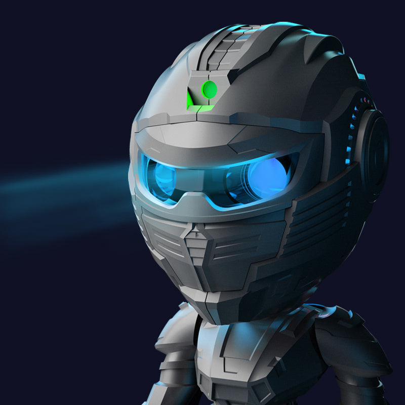 Mecha Samurai Starry Sky Projection Night Light