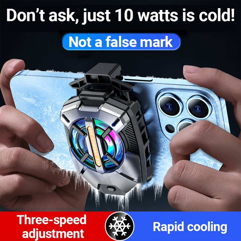 Cell Phone Cooler Black Shark Cooler Cellphone Radiator For 2.63-3.46 In IOS Android Semiconductor Heatsink Cooling