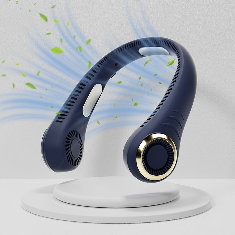 Cooling Neck Fan Portable Fan Cold Air - Fathers Day Gifts For Dad, Hands-Free Wearable Ultra Quiet, Handheld USB Rechargeable For Travel, Gym, Office Perfect Gift 3 Speeds
